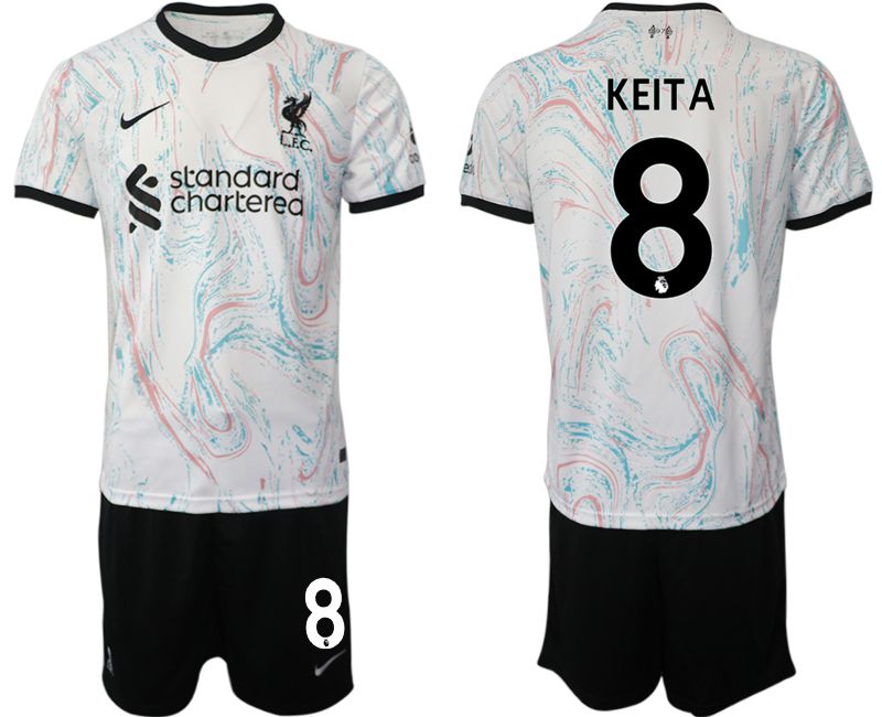 Men 2022-2023 Club Liverpool away white 8 Soccer Jersey